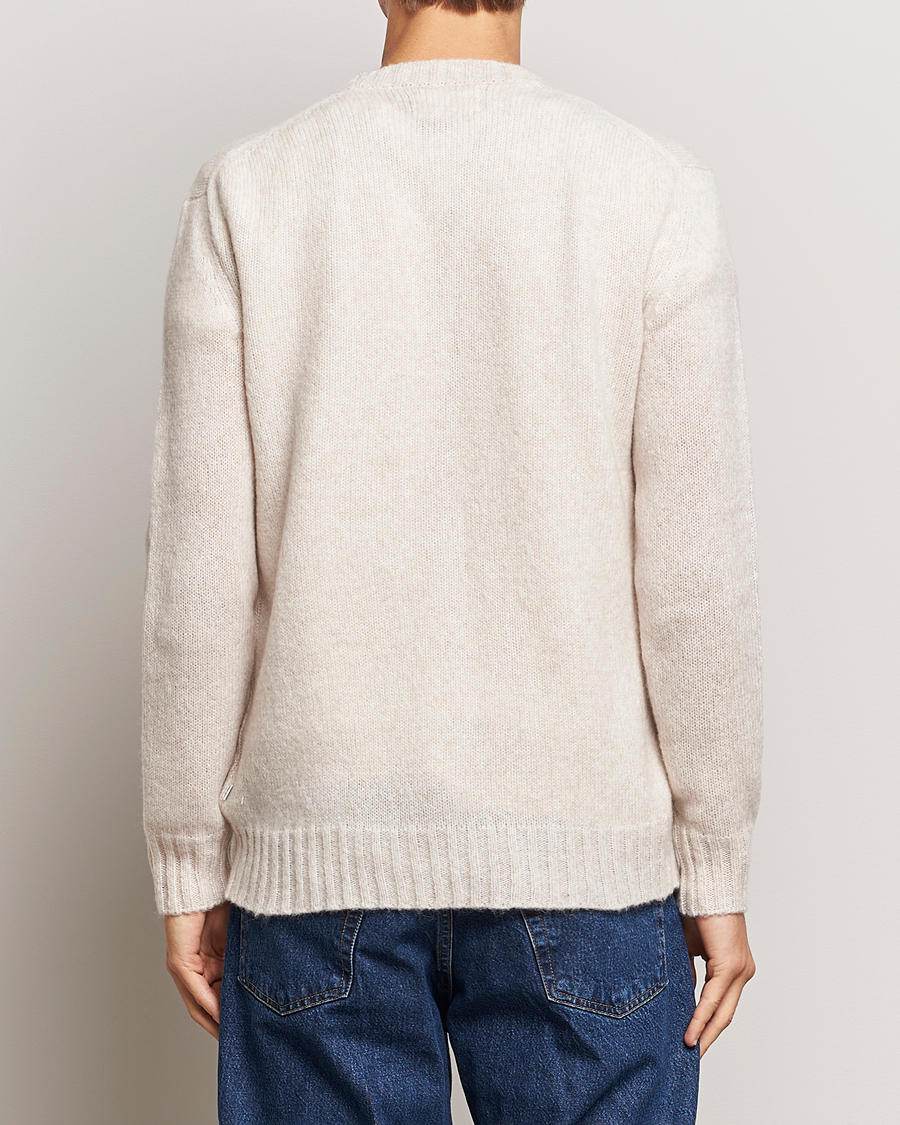 Herre | Trøjer | NN07 | Lee Brushed Wool Crew Neck Oat