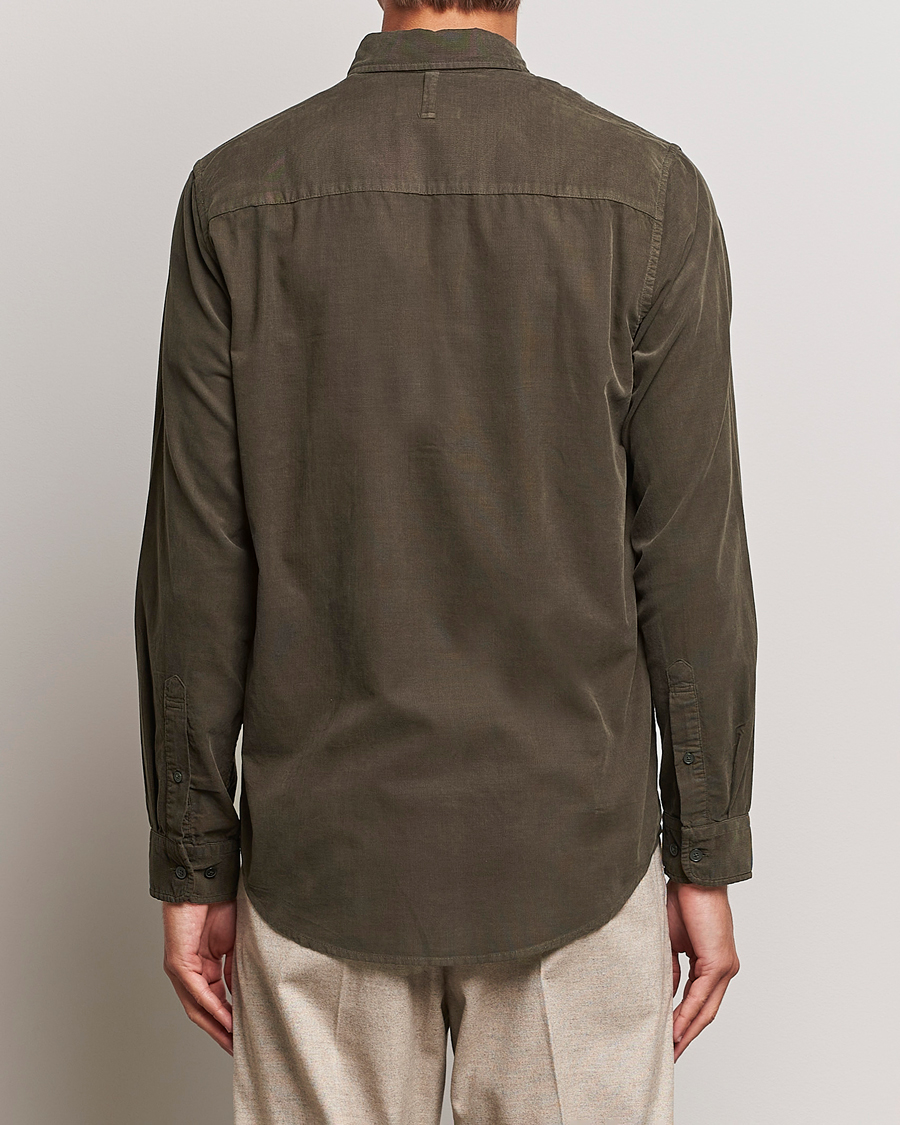 Herre | Skjorter | NN07 | Arne Baby Cord Shirt Dark Army
