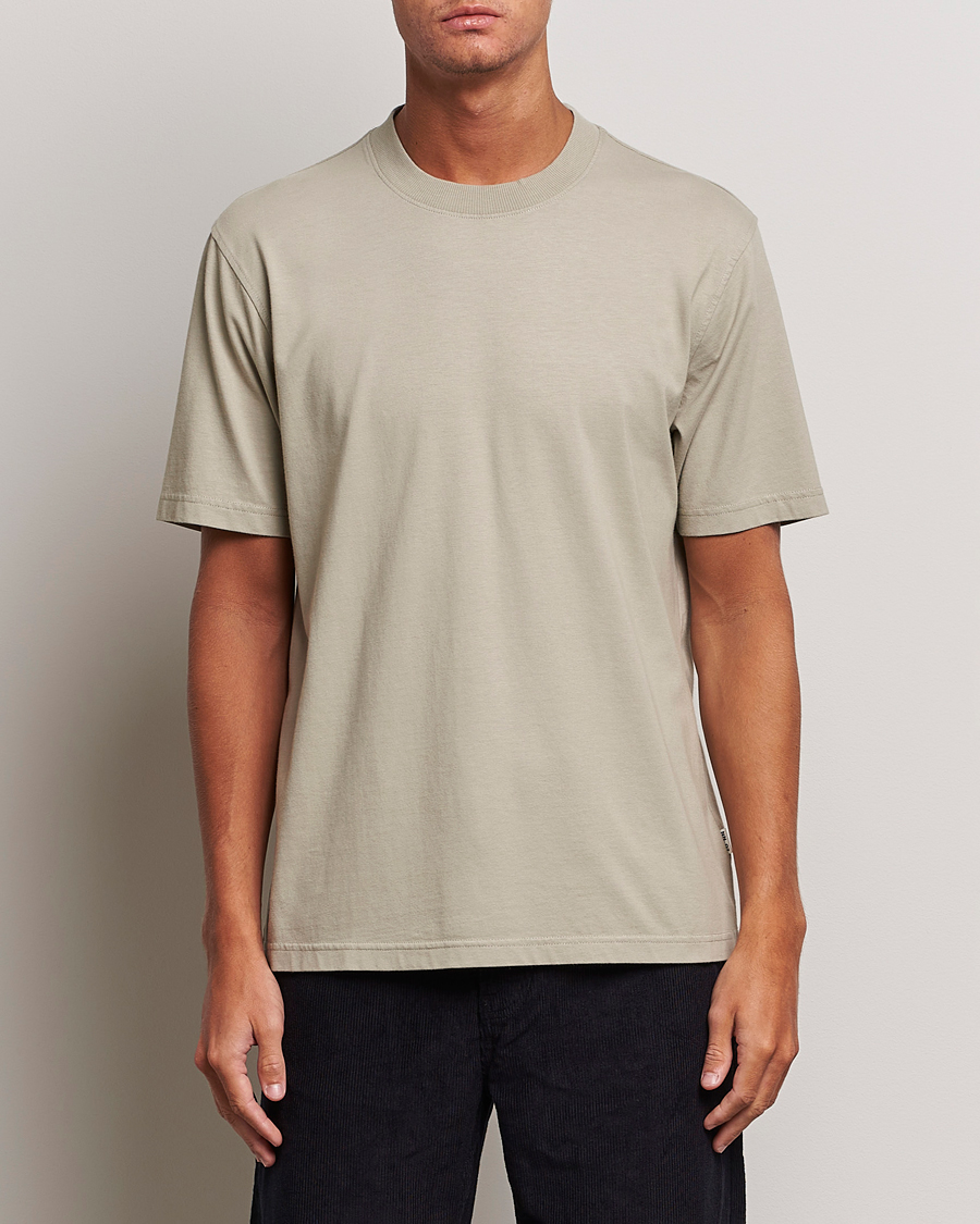 Herre | NN07 | NN07 | Adam Pima Crew Neck T-Shirt Fog