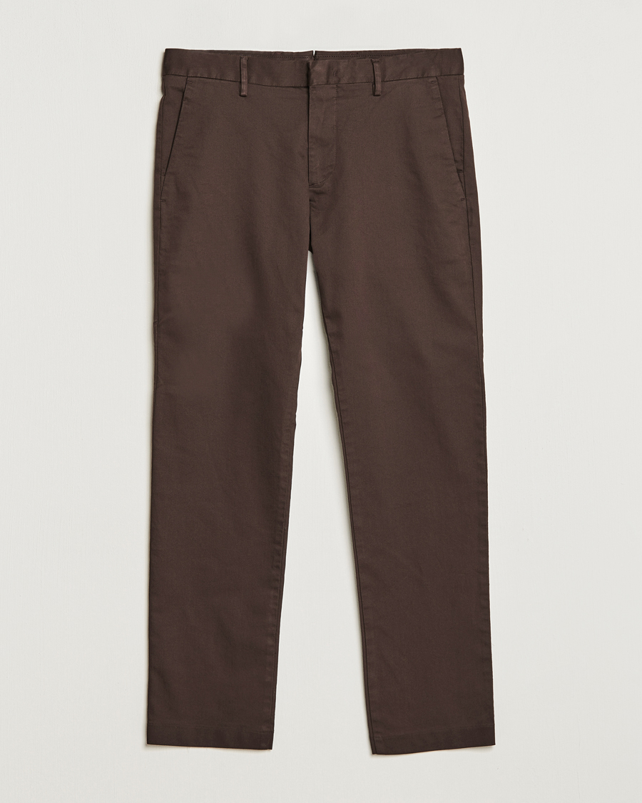 Herre | Bukser | NN07 | Theo Regular Fit Stretch Chinos Demitase Brown
