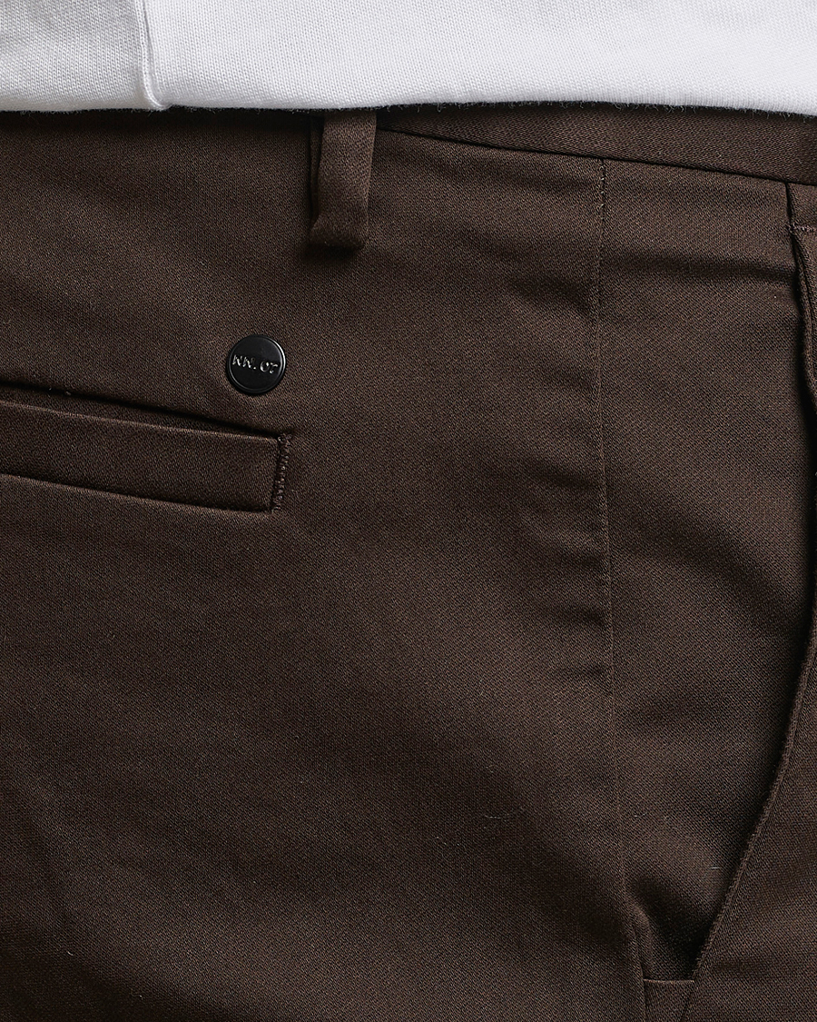 Herre | Bukser | NN07 | Theo Regular Fit Chinos Demitasse Brown