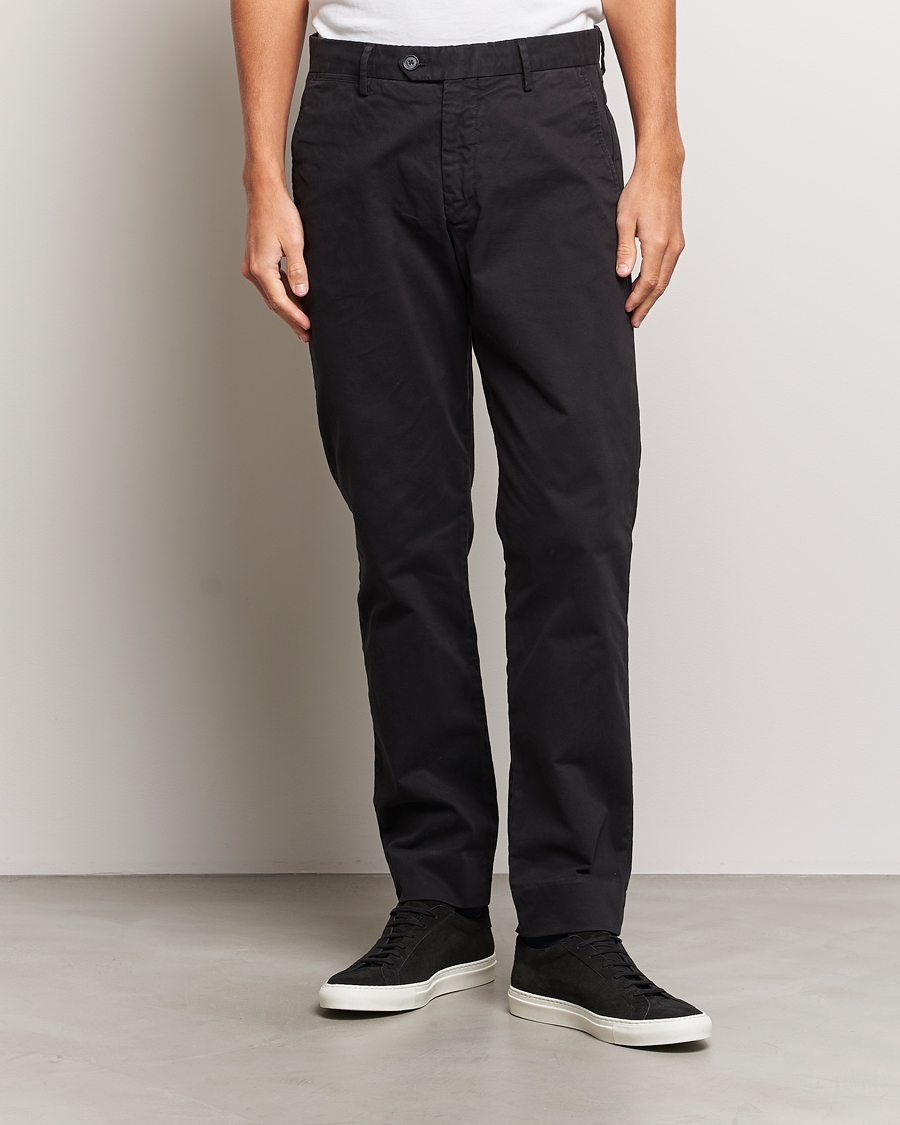 Herre | Bukser | NN07 | Wilhelm Regular Fit Stretch Chinos Black