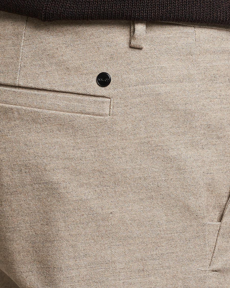 Herre | Bukser | NN07 | Theo Brushed Cotton Trousers Cement Melange