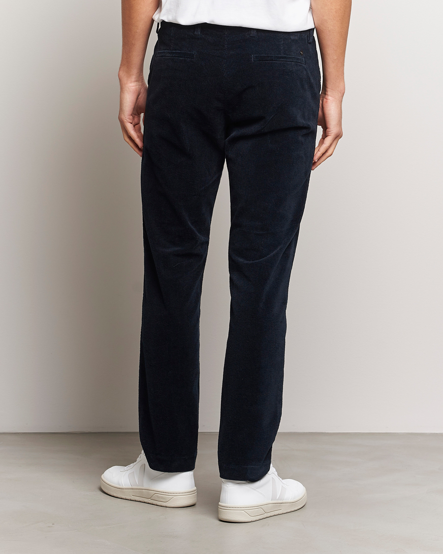 Herre | Bukser | NN07 | Theo Regular Fit Corduroy Chinos Navy Blue