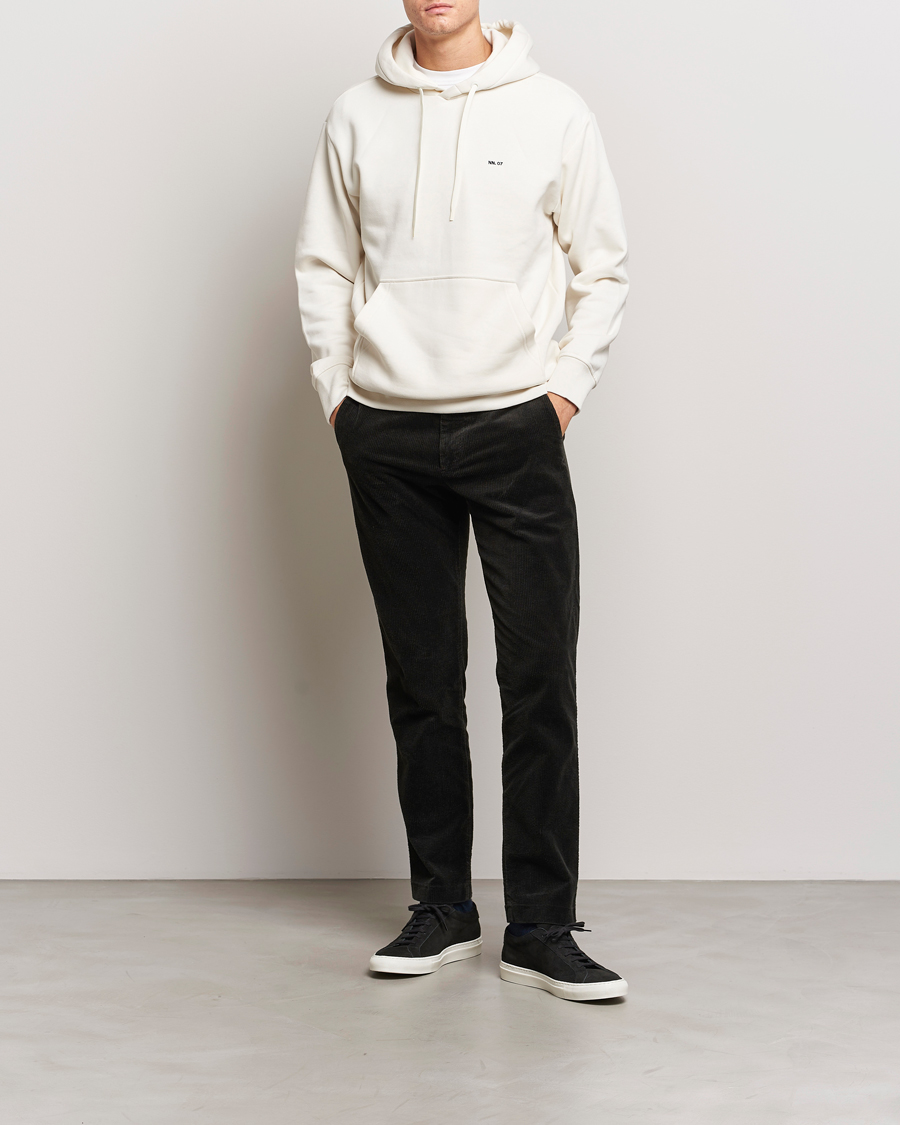 Herre | Bukser | NN07 | Theo Regular Fit Corduroy Chinos Dark Army