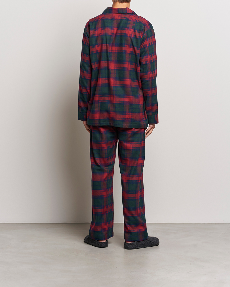 Herre | Pyjamas & Morgenkåber | Derek Rose | Cotton Flannel Checked Pyjama Set Multi