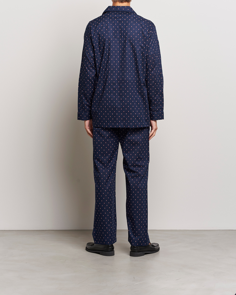Herre | Loungewear-afdelingen | Derek Rose | Cotton Pyjama Set Navy