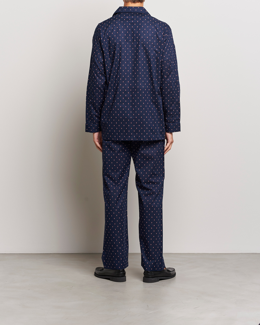 Herre | Pyjamas & Morgenkåber | Derek Rose | Cotton Pyjama Set Navy