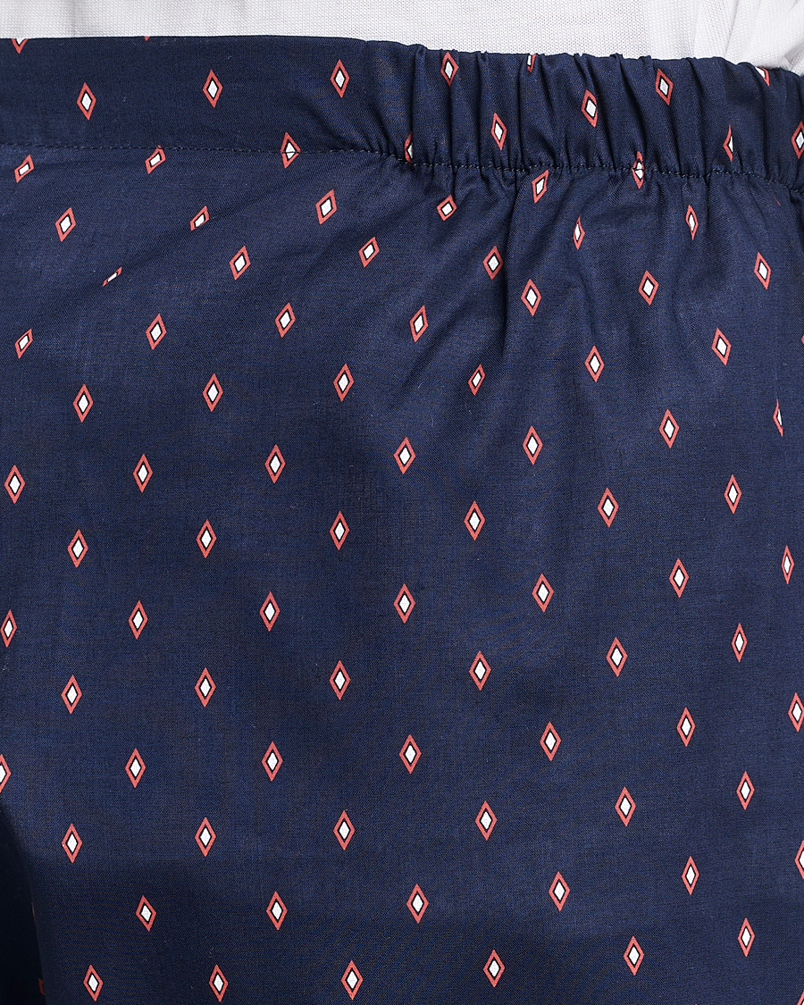 Herre | Pyjamas & Morgenkåber | Derek Rose | Cotton Pyjama Set Navy