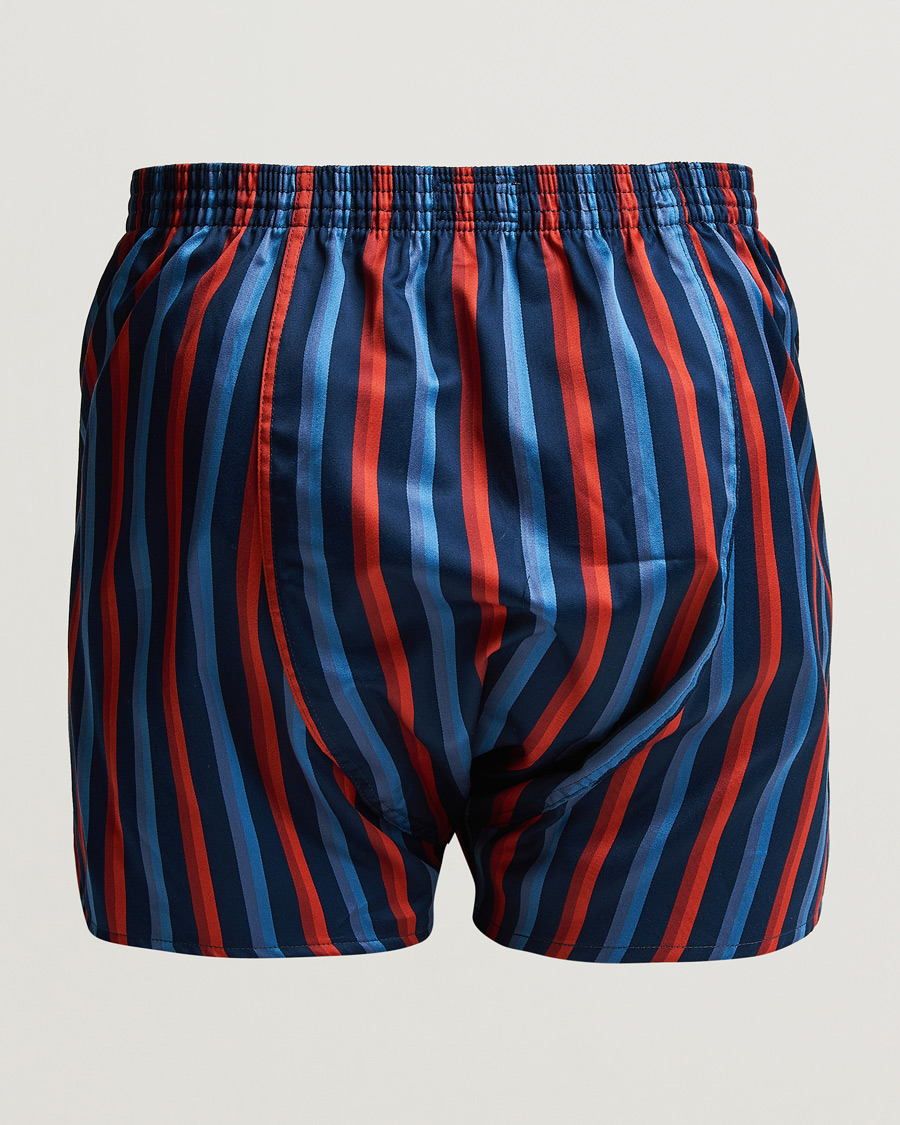 Herre | Undertøj | Derek Rose | Classic Fit Striped Cotton Boxer Shorts Multi