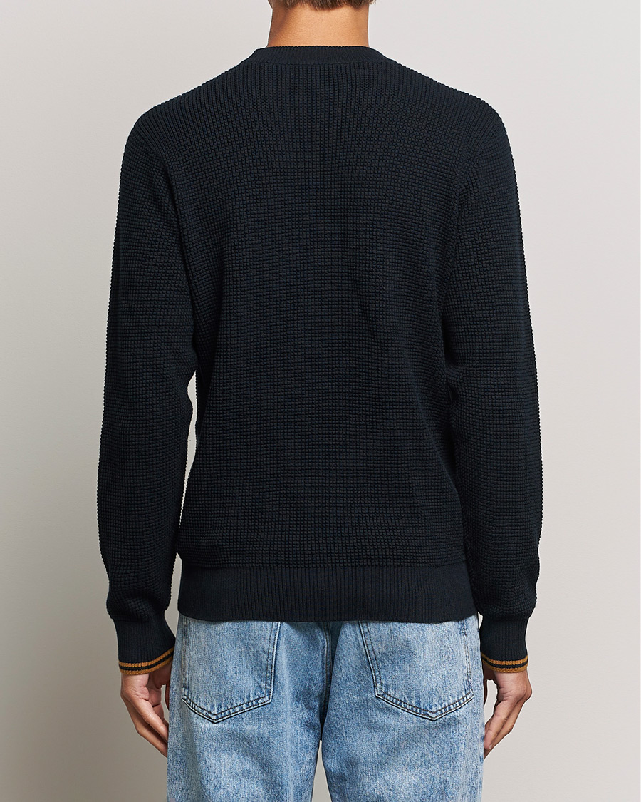 Herre | Trøjer | Fred Perry | Waffle Stitch Jumper Navy
