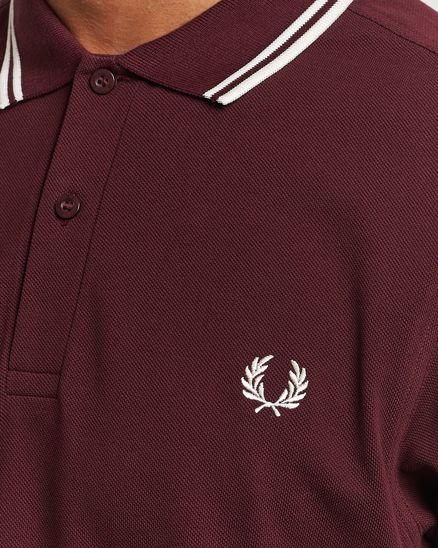 Herre | Polotrøjer | Fred Perry | Twin Tipped Polo Shirt Oxblood