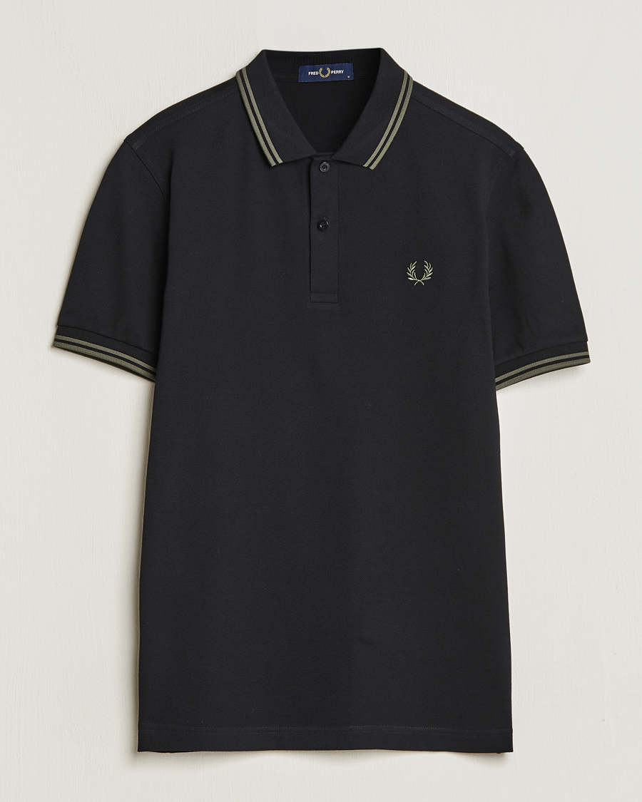 Herre | Polotrøjer | Fred Perry | Twin Tipped Polo Shirt Black