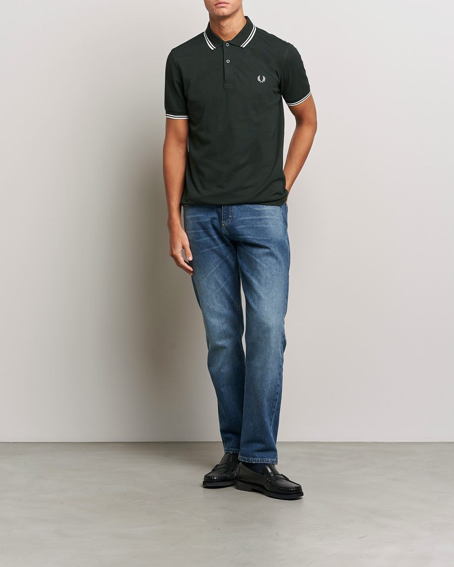 Herre | Polotrøjer | Fred Perry | Twin Tipped Polo Shirt Night Green