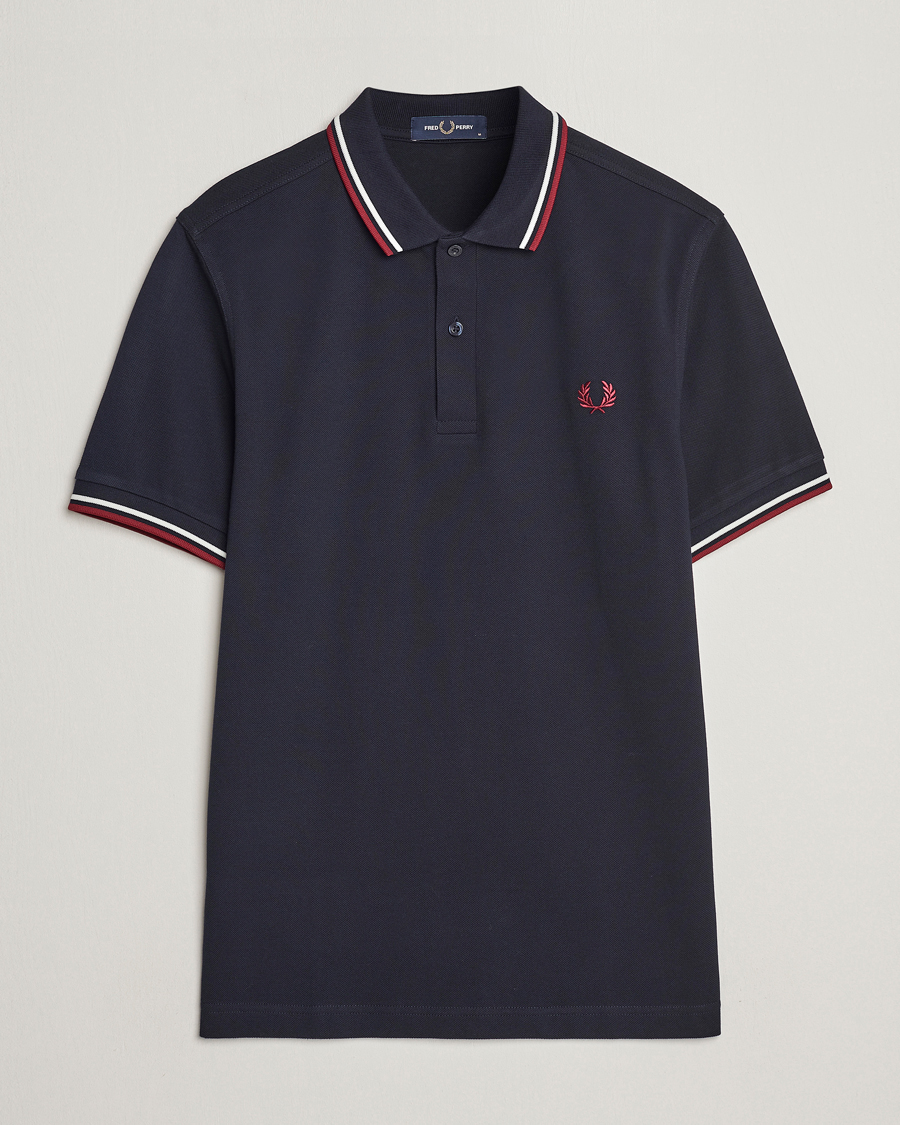 Herre | Polotrøjer | Fred Perry | Twin Tipped Polo Shirt Navy