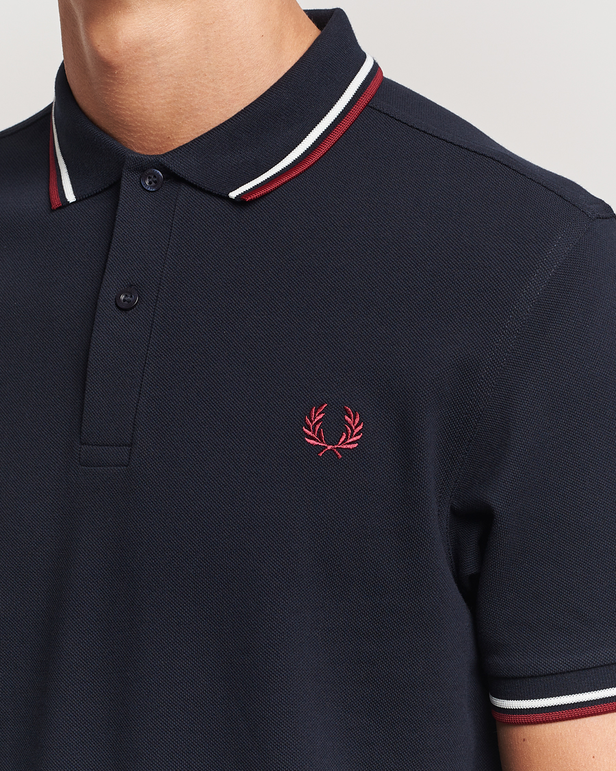 Herre | Polotrøjer | Fred Perry | Twin Tipped Polo Shirt Navy