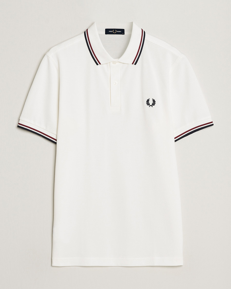Herre | Polotrøjer | Fred Perry | Twin Tipped Polo Shirt Snow White