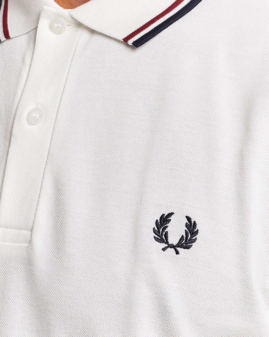 Herre | Polotrøjer | Fred Perry | Twin Tipped Polo Shirt Snow White