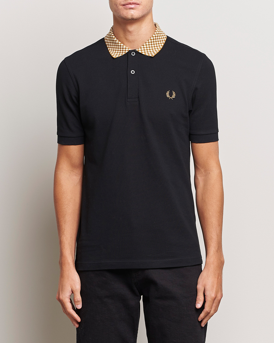 Herre | Polotrøjer | Fred Perry | Checkboard Collar Polo Black