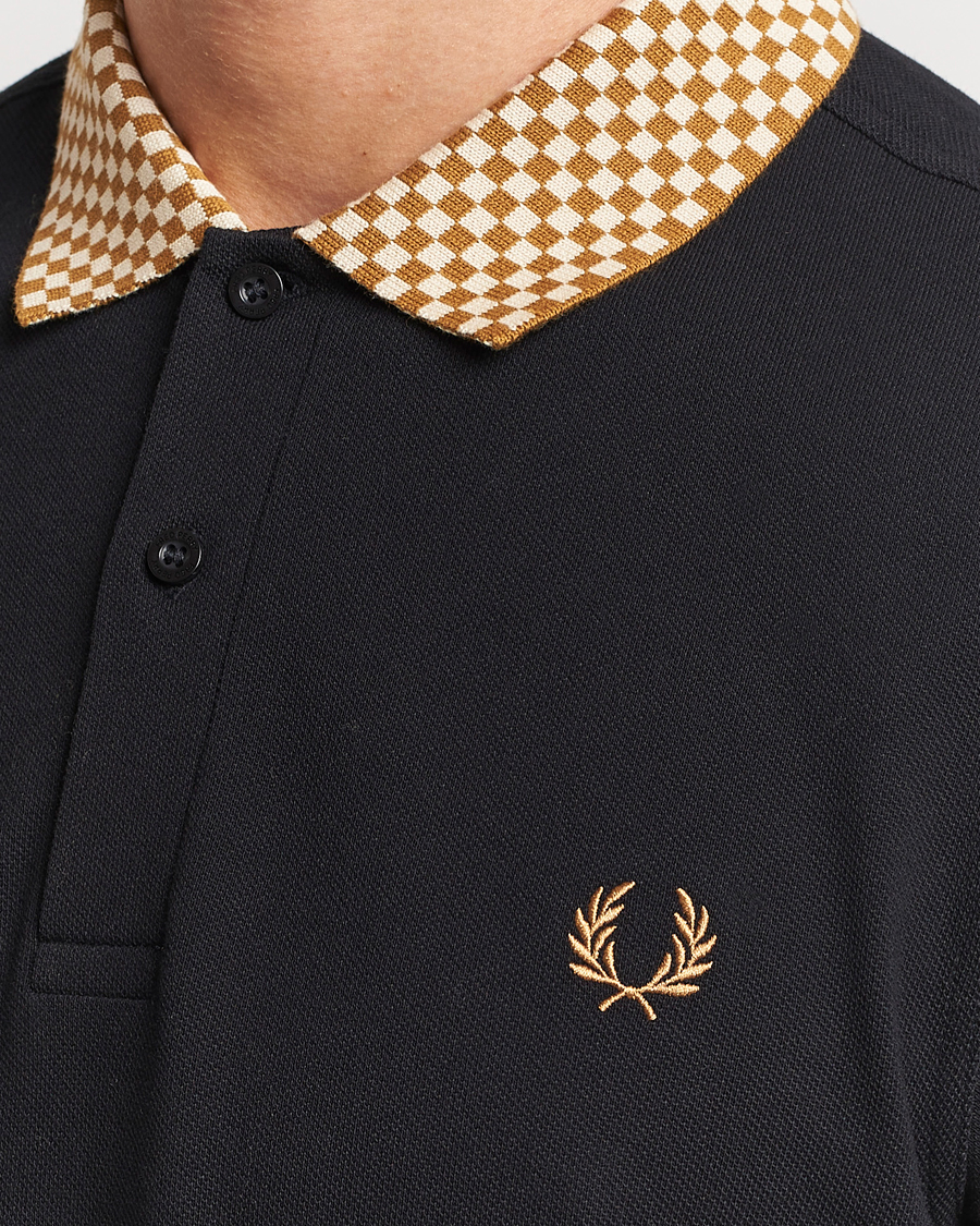 Herre | Polotrøjer | Fred Perry | Checkboard Collar Polo Black