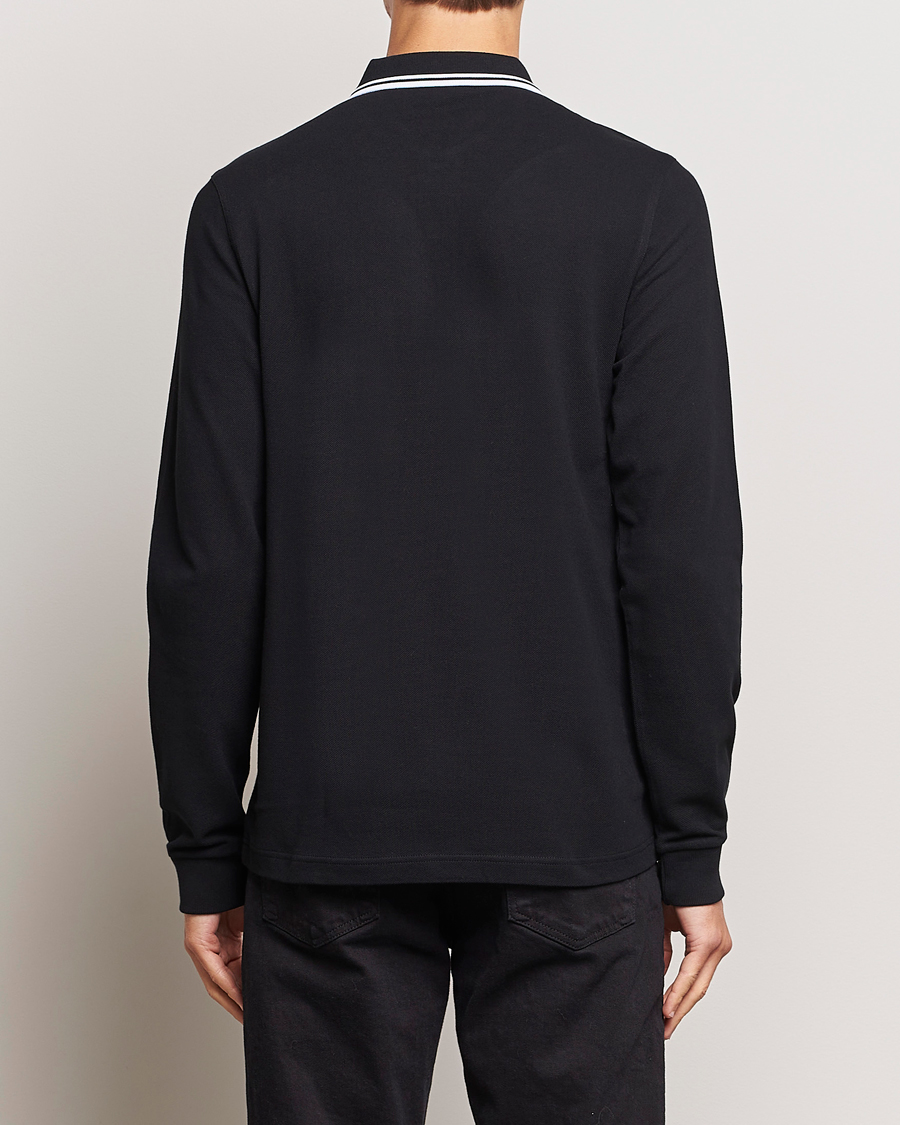 Herre | Polotrøjer | Fred Perry | Long Sleeve Twin Tipped Shirt Black