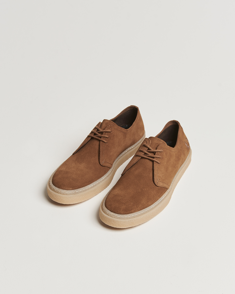 Herre | Fred Perry Linden Suede Derby Shaded Stone | Fred Perry | Linden Suede Derby Shaded Stone