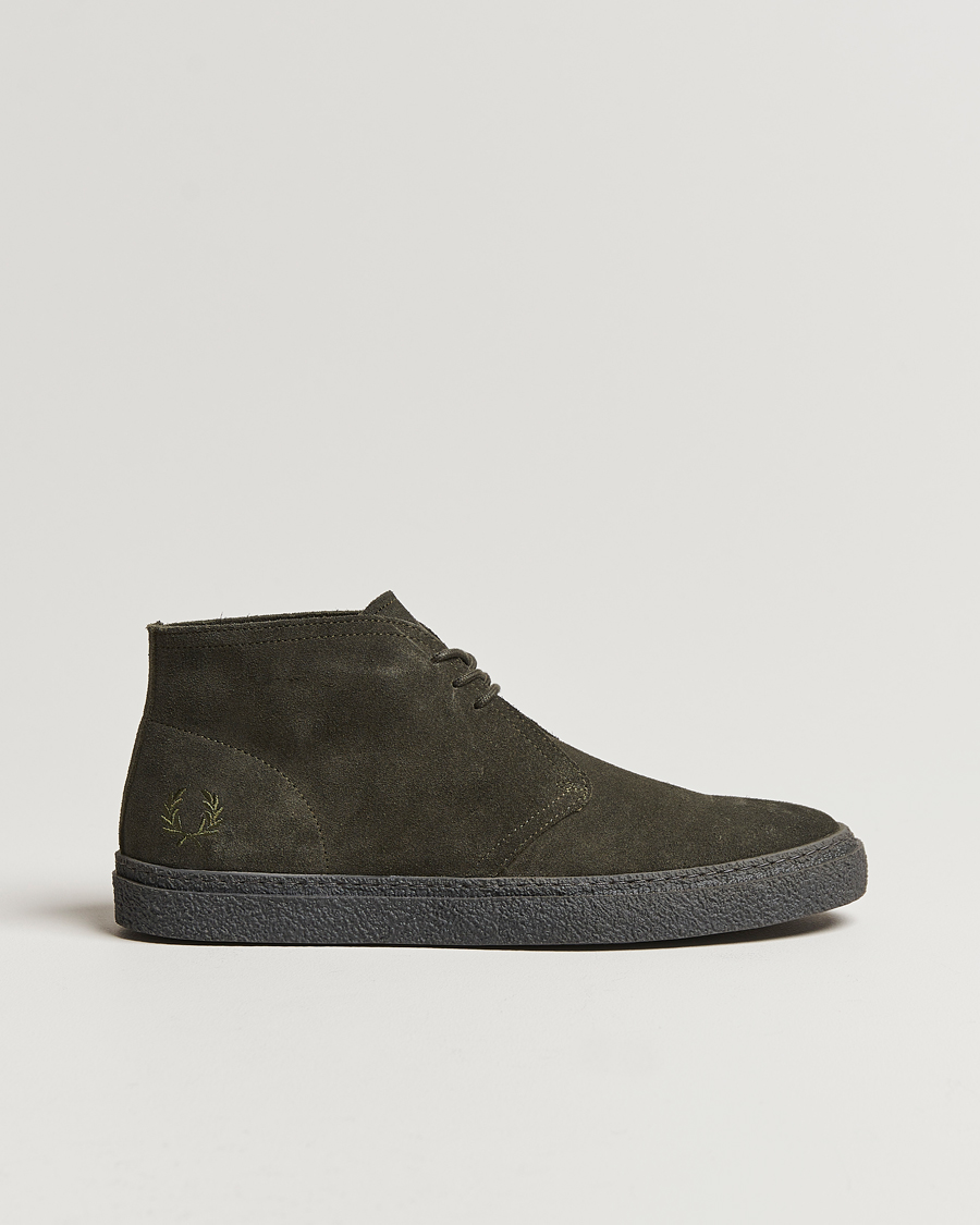 Herre | Fred Perry Hawley Suede Chukka Boot Field Green | Fred Perry | Hawley Suede Chukka Boot Field Green