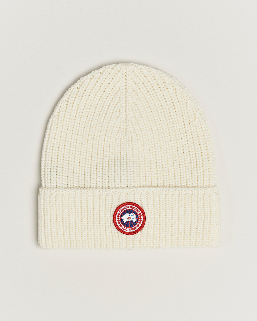Herre | Canada Goose Arctic Disc Rib Toque Cottongrass | Canada Goose | Arctic Disc Rib Toque Cottongrass