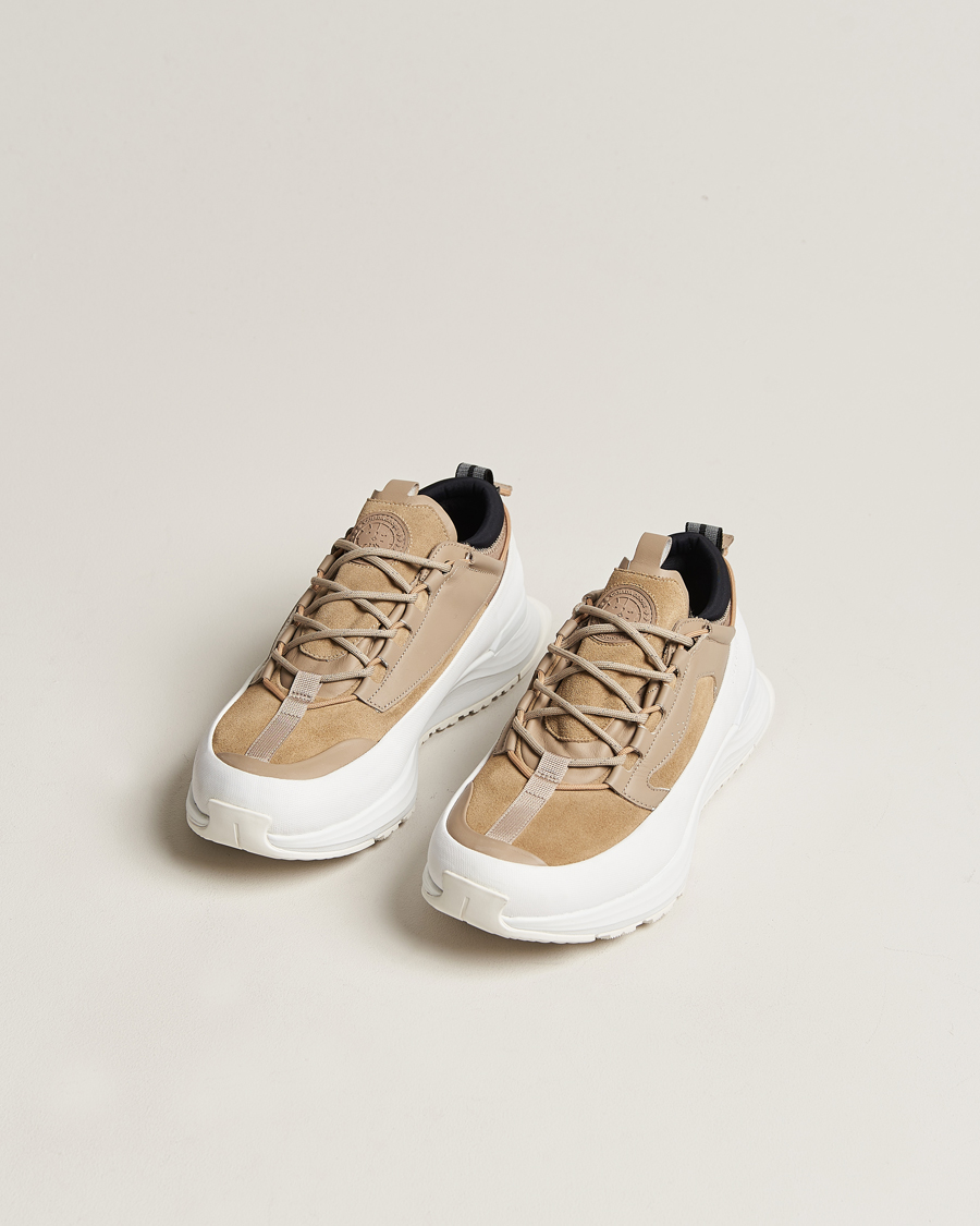 Herre | Sko i ruskind | Canada Goose | Glacier Trail Sneaker Tan/White