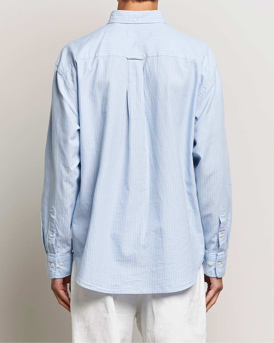 Herre | Skjorter | GANT | Regular Fit Archive Oxford Striped Shirt Muted Blue