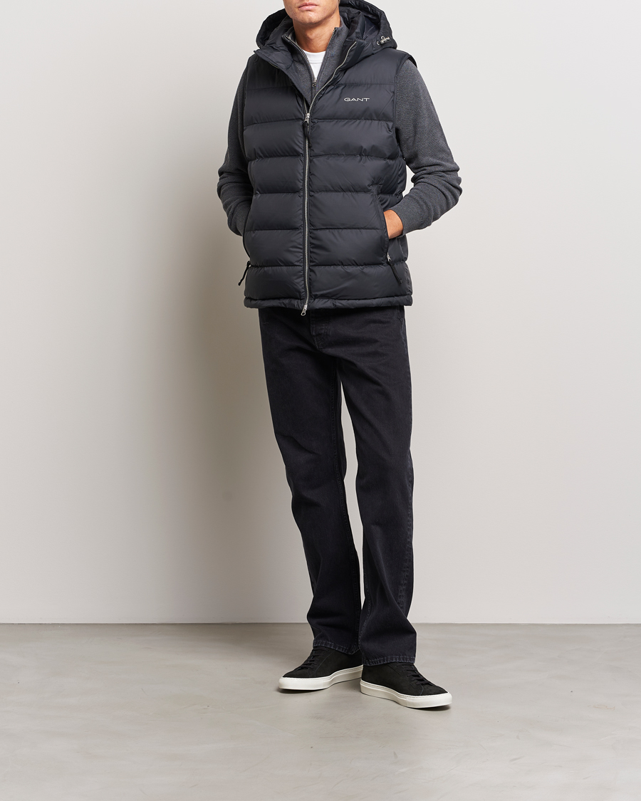 Herre | Jakker | GANT | The Active Cloud Vest Black