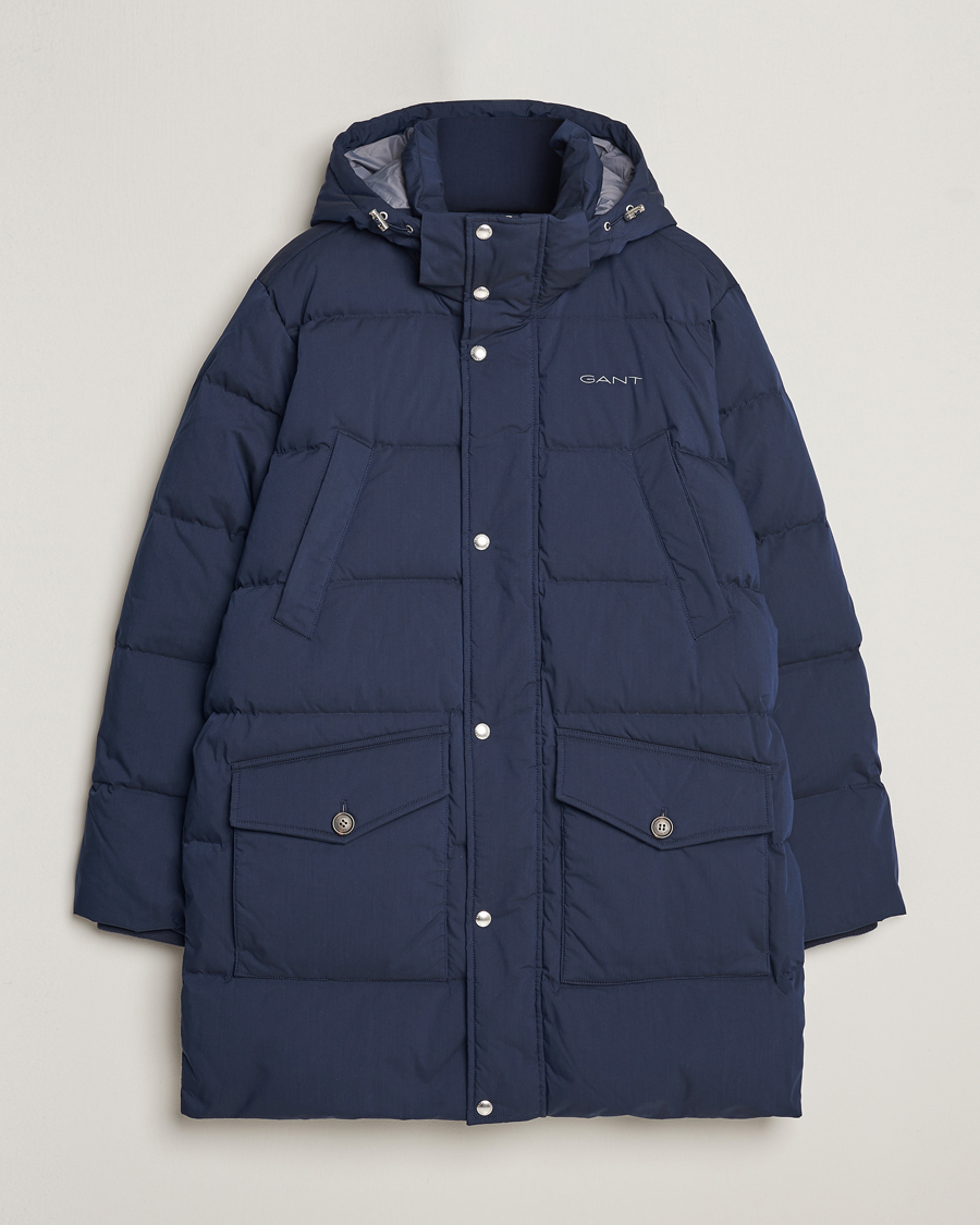 Herre | Jakker | GANT | Long Alta Down Parka Evening Blue