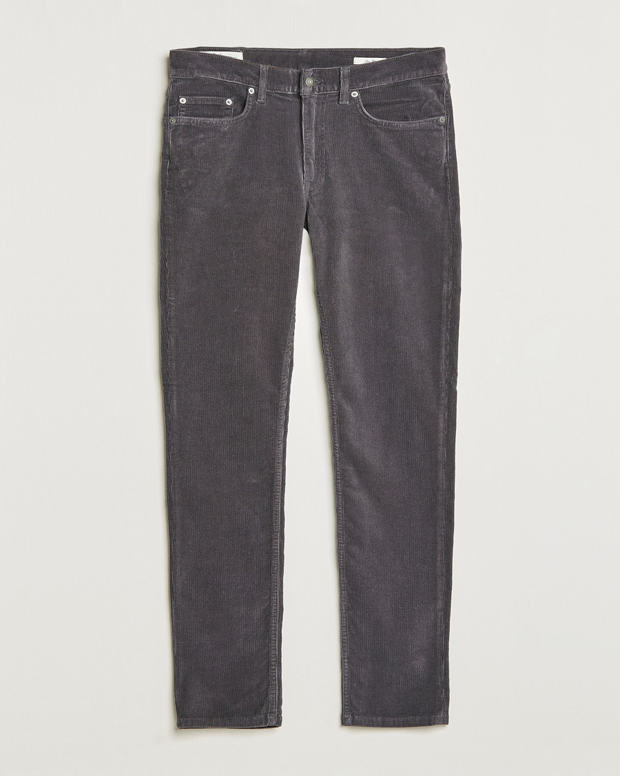 Herre | Bukser | GANT | Cord 5-Pocket Jeans Antracite