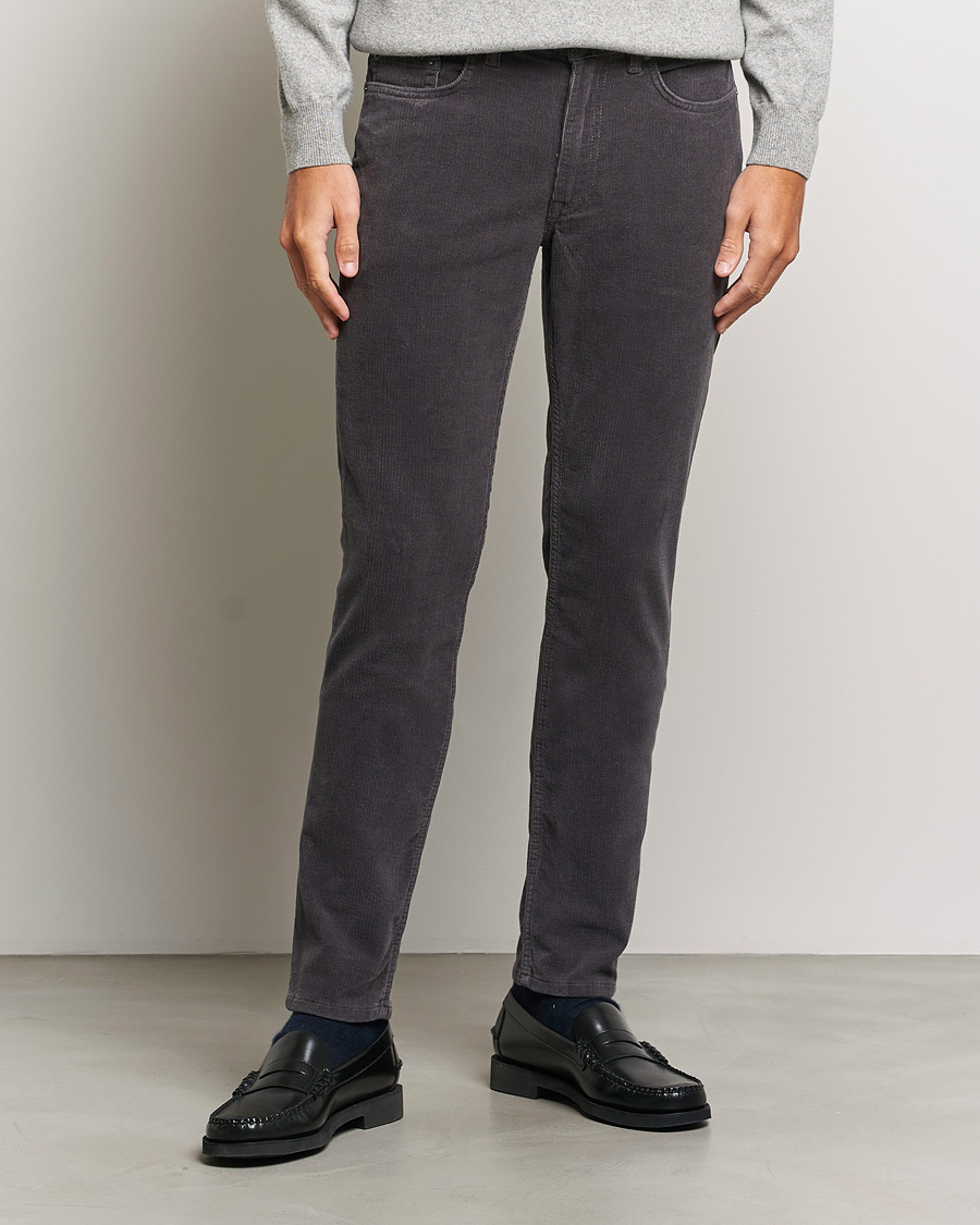 Herre | Fløjlsbukser | GANT | Cord 5-Pocket Jeans Antracite