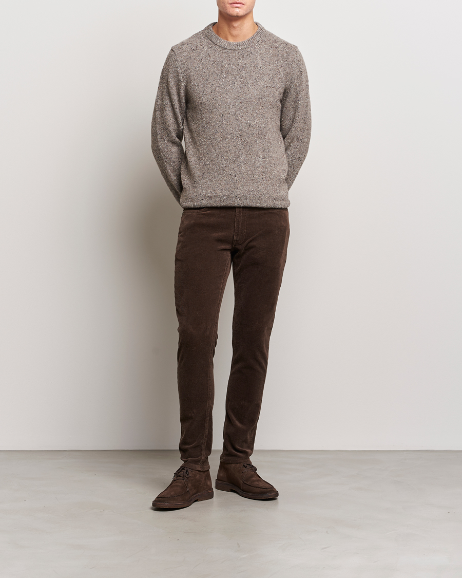 Herre | Bukser | Gant | Cord 5-Pocket Jeans Rich Brown
