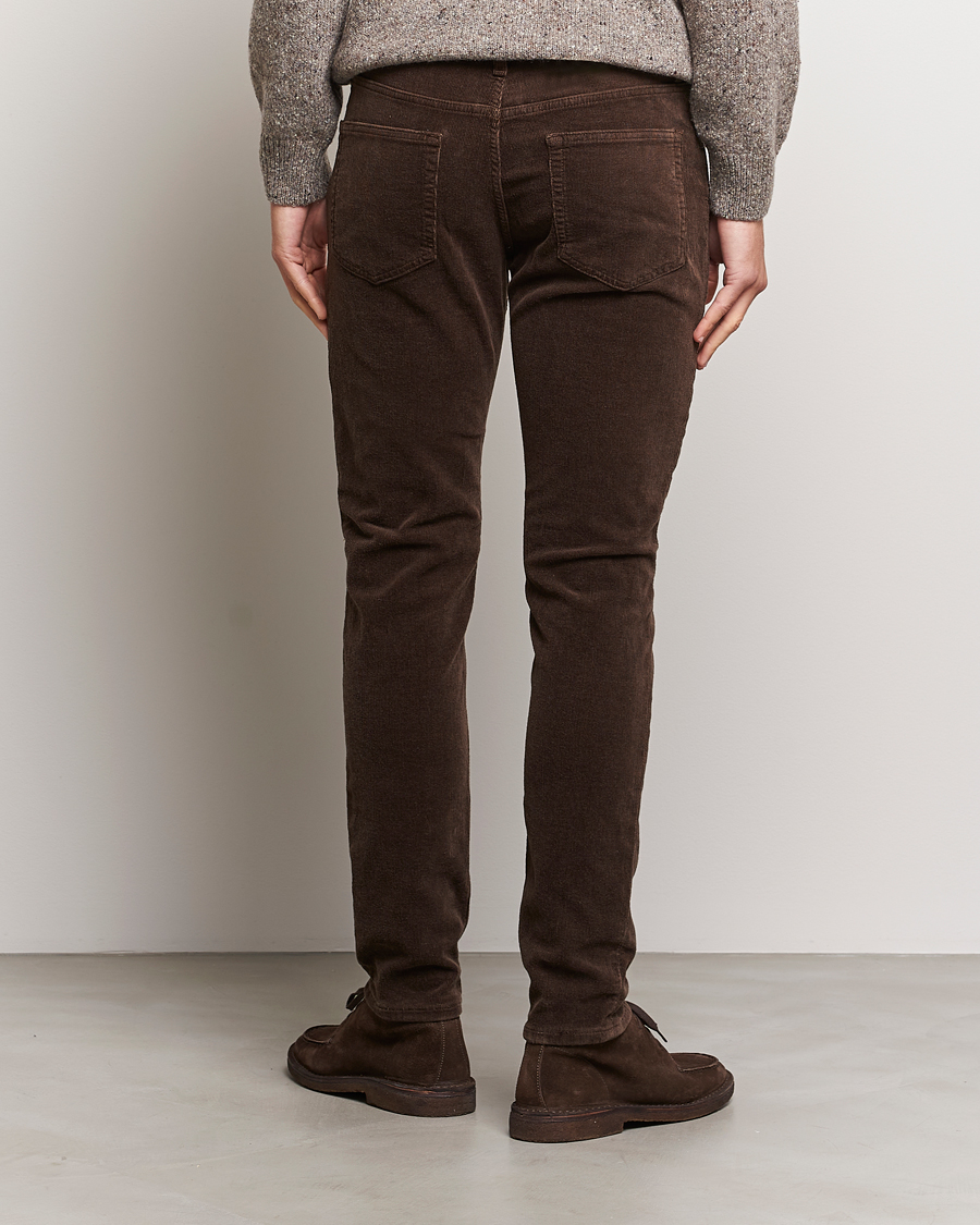 Herre | Bukser | Gant | Cord 5-Pocket Jeans Rich Brown