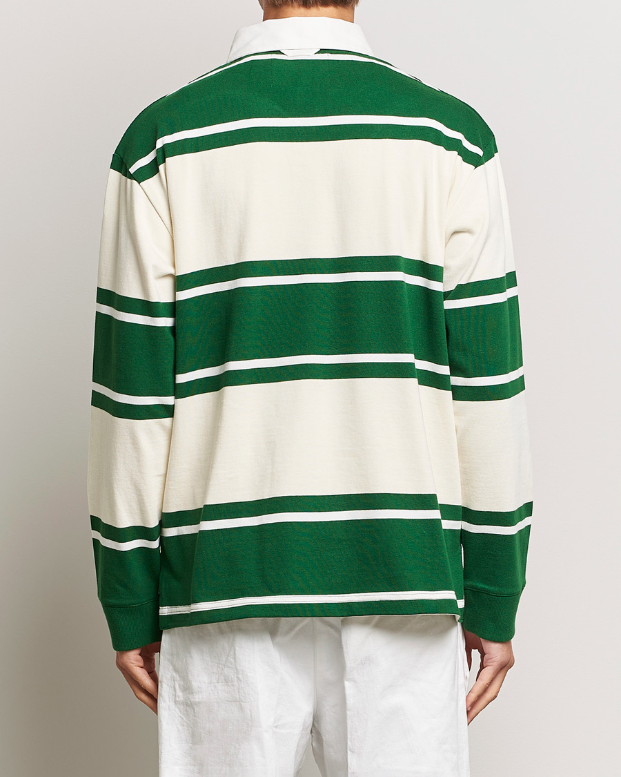 Herre | Trøjer | GANT | Striped Heavy Rugger Strong Green