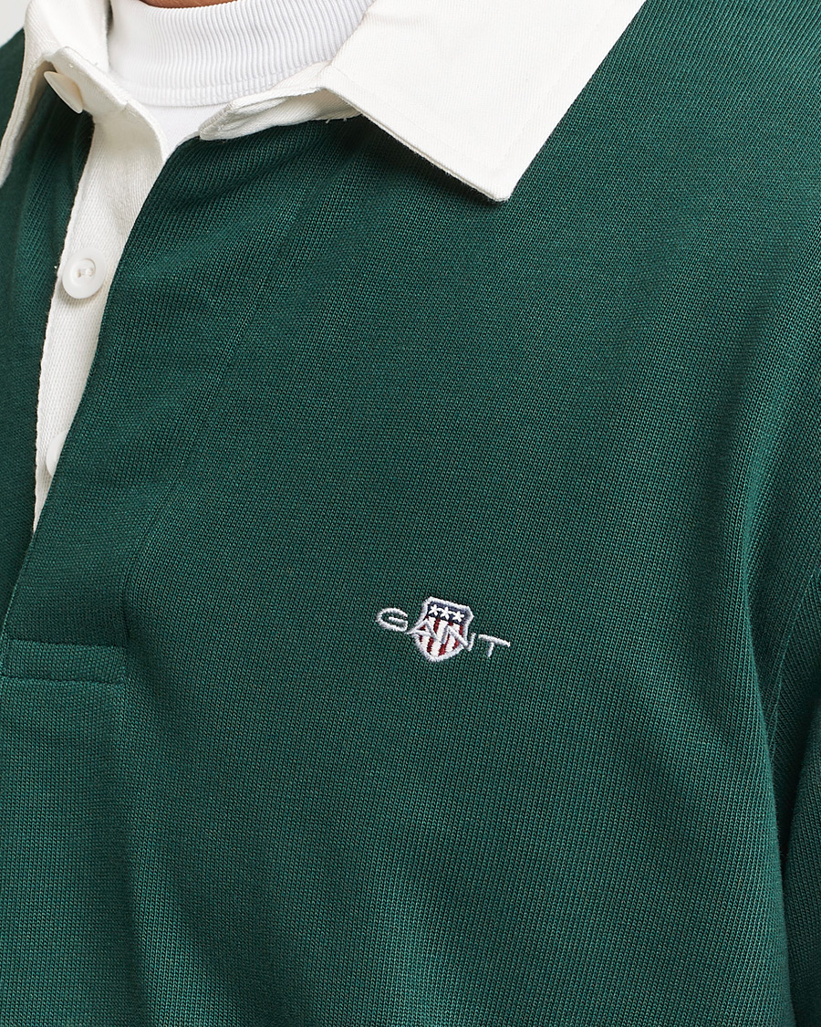 Herre | Trøjer | GANT | Original Solid Heavy Rugger Tartan Green