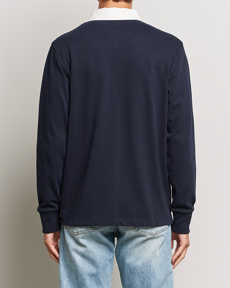 Herre | Trøjer | GANT | Reg Shield Heavy Rugger Evening Blue