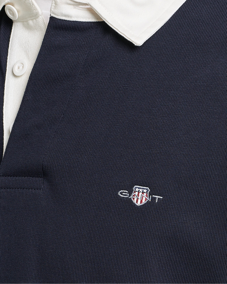Herre | Trøjer | GANT | Reg Shield Heavy Rugger Evening Blue