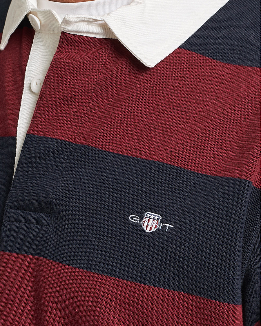 Herre | Trøjer | GANT | Original Barstripe Heavy Rugger Plumped Red