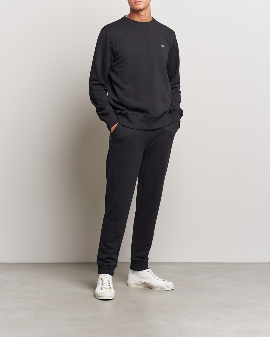 Herre | Trøjer | Gant | Original Crew Neck Sweatshirt Black