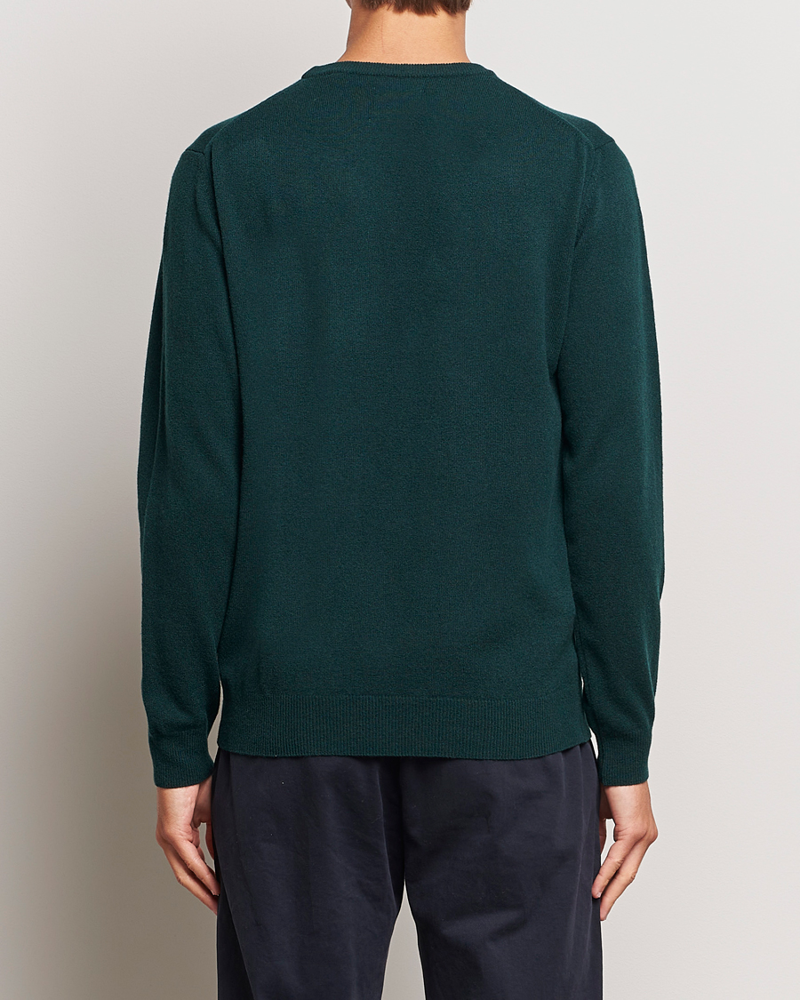 Herre | Trøjer | GANT | Lambswool Crew Neck Pullover Tartan Green
