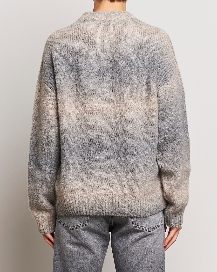 Herre | Trøjer | GANT | Soft Wool Ombre Crew Neck Grey Melange