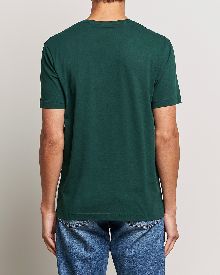 Herre | T-Shirts | GANT | The Original T-shirt Tartan Green