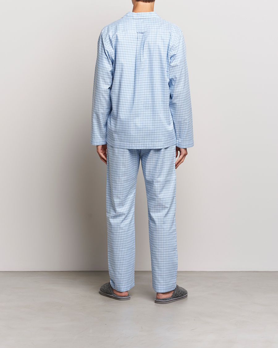 Herre | Pyjamas | GANT | Checked Pyjama Set Capri Blue