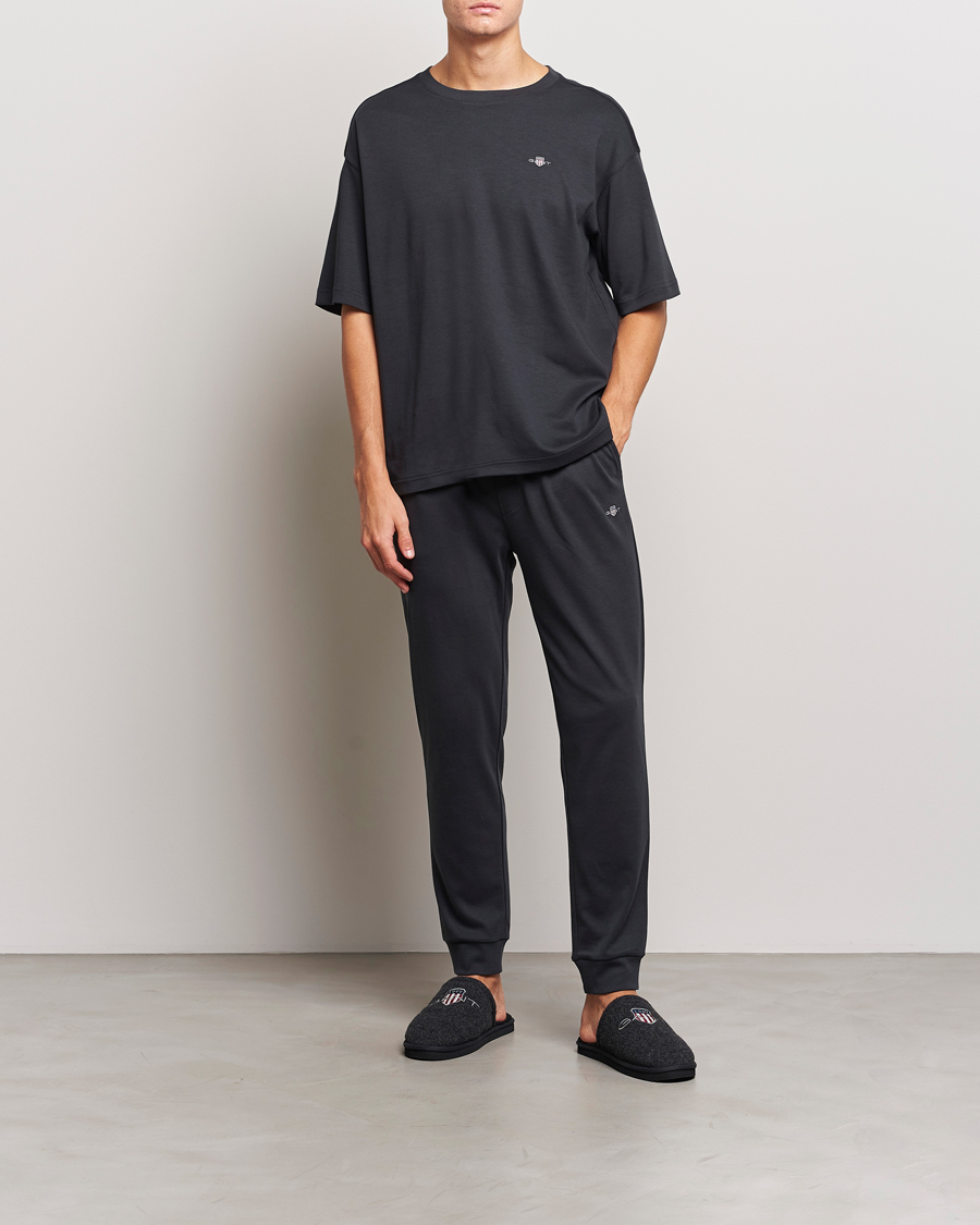 Herre | Pyjamas & Morgenkåber | GANT | Premium Loungewear Set Black