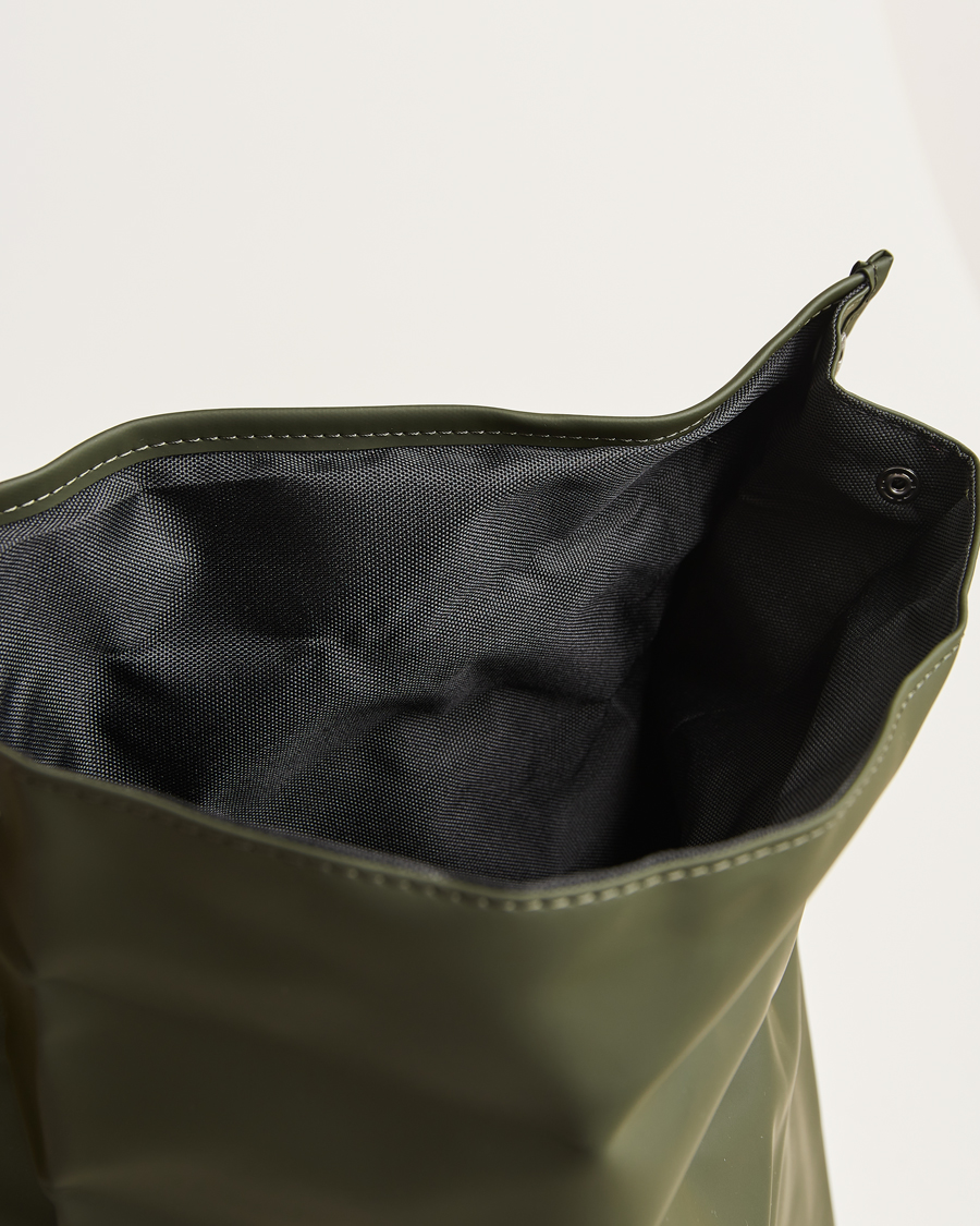 Herre | Tasker | RAINS | Rolltop Rucksack Green