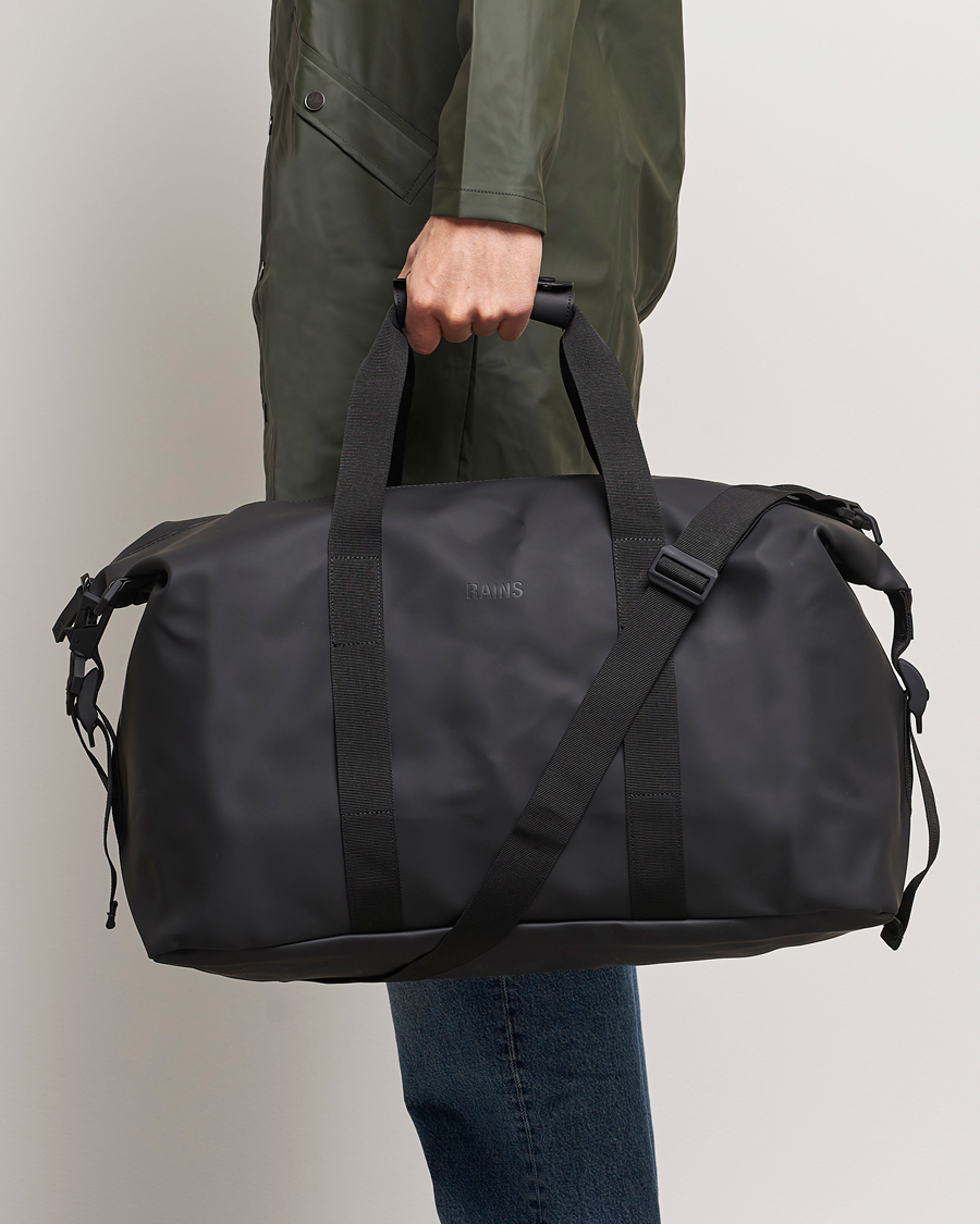 Herre | Weekendtasker | RAINS | Hilo Weekendbag Black