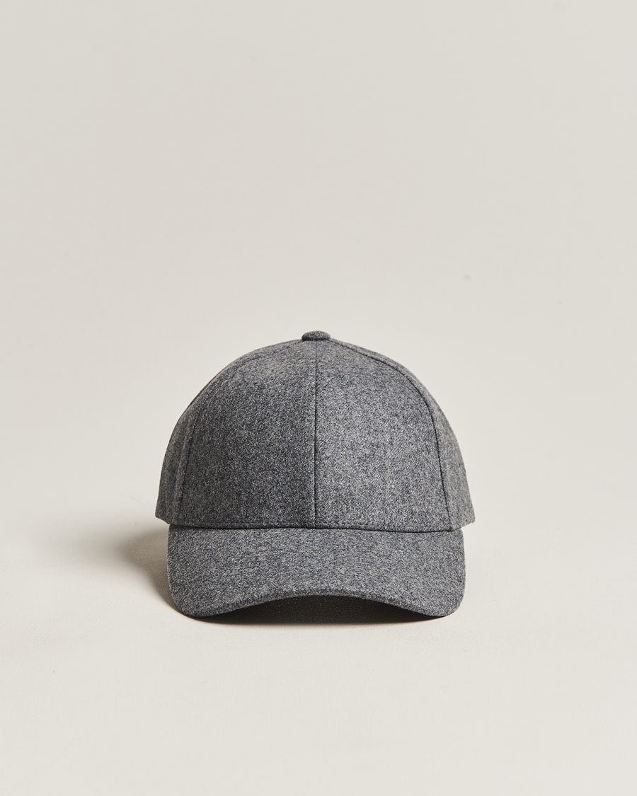 Herre | Varsity Headwear Flannel Baseball Cap Granite Grey | Varsity Headwear | Flannel Baseball Cap Granite Grey